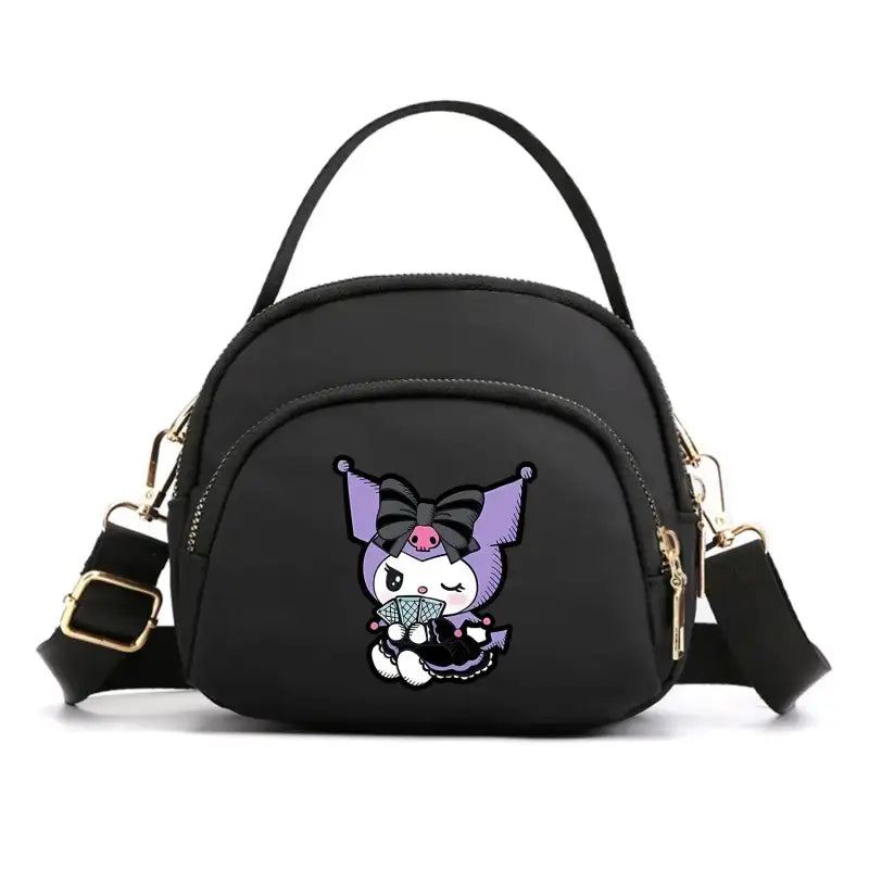 Black cartoon character purse.