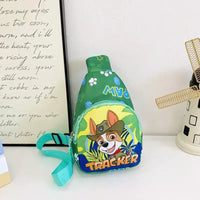 Green Paw Patrol Tracker sling bag.