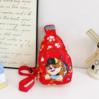 Red Paw Patrol sling bag.