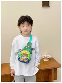 Child’s cartoon-themed crossbody bag.