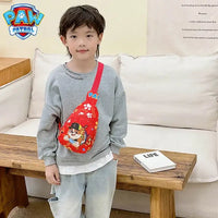 Child’s red Paw Patrol sling bag.