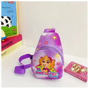 Purple Paw Patrol Skye sling bag.