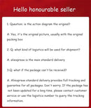 Seller’s question and answer section.
