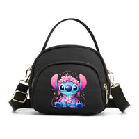 Black purse with Stitch design.