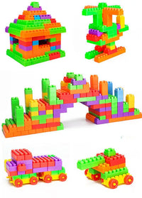 Children’s large-particle building blocks educational toys - 72 capsules