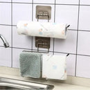 Kitchen paper towel stand glue toilet rack towel hang tissue dispenser roll napkin cabinet storage accessories 2 pieces