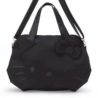 Black Hello Kitty tote bag.
