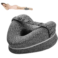 Gray leg support pillow from Trendy Ergoleg Relief Pillow for comfy leg elevation