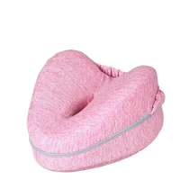 Pink knee pillow with zipper from Trendy Ergoleg Relief Pillow for leg support