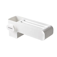 KnifeNest: Elegant Kitchen Knife Rack Solution - White
