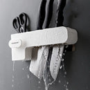 KnifeNest: Elegant Kitchen Knife Rack Solution - White