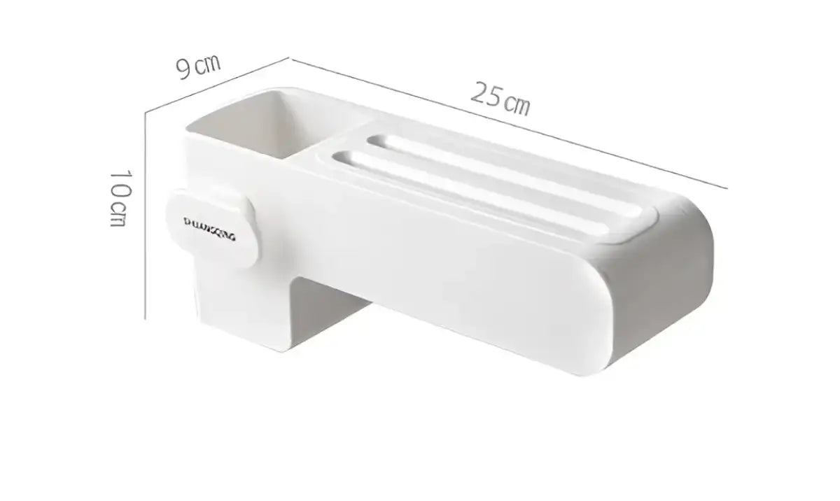 KnifeNest: Elegant Kitchen Knife Rack Solution - White
