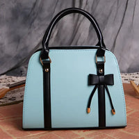 Korean Shark Bow Handbag - Blue