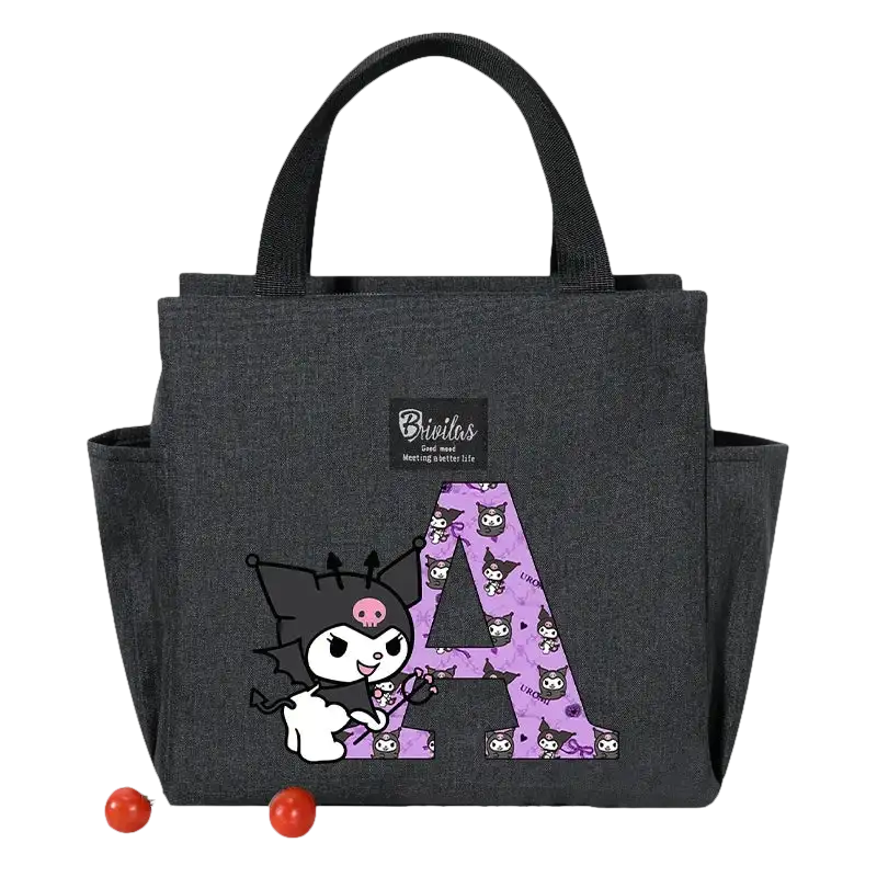Kuromi Lunch Bag Sanrio Cute Cartoon Totes