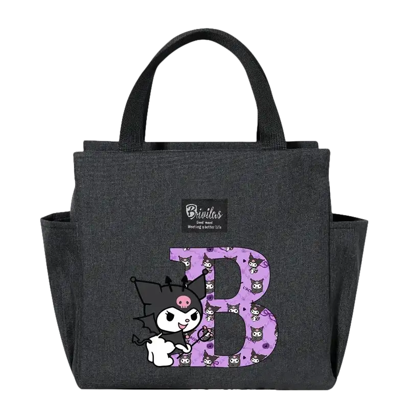 Kuromi Lunch Bag Sanrio Cute Cartoon Totes