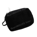 Black zippered pouch.