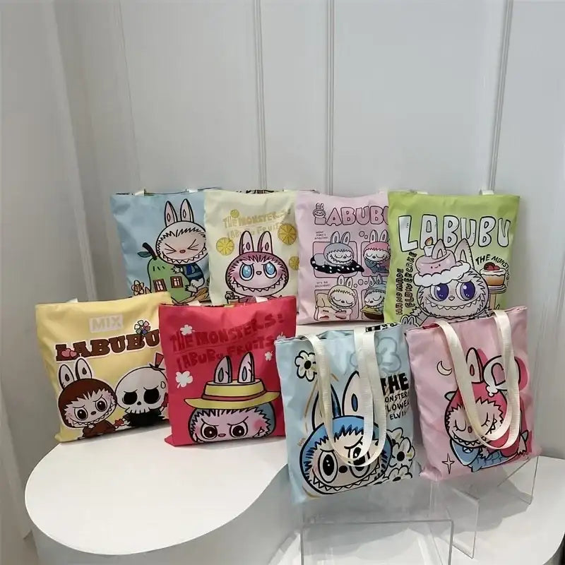 Cute Rabbit Labubu Canvas Bag