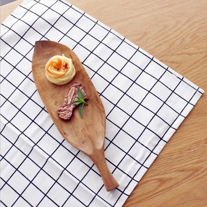 Pastoral Plaid Cotton-Linen Placemat Set
