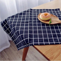 Pastoral Plaid Cotton-Linen Placemat Set