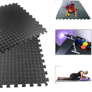 Interlocking foam floor mats.