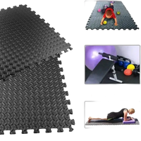 Interlocking foam floor mats.