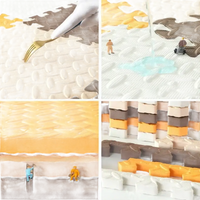 Interlocking foam play mats.