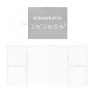 Interlocking foam floor tiles.