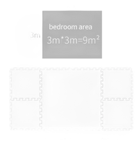 Interlocking foam floor tiles.