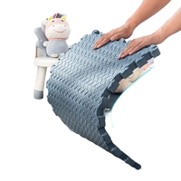 Interlocking foam floor tiles.