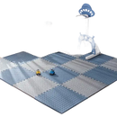 Interlocking foam floor tiles.