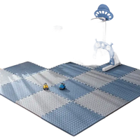 Interlocking foam floor tiles.