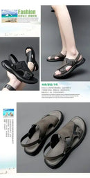Mens Sandals Summer Genuine Leather Sandals Men Outdoor Casual Lightweight Sandal Fashion Men Sandals 2023