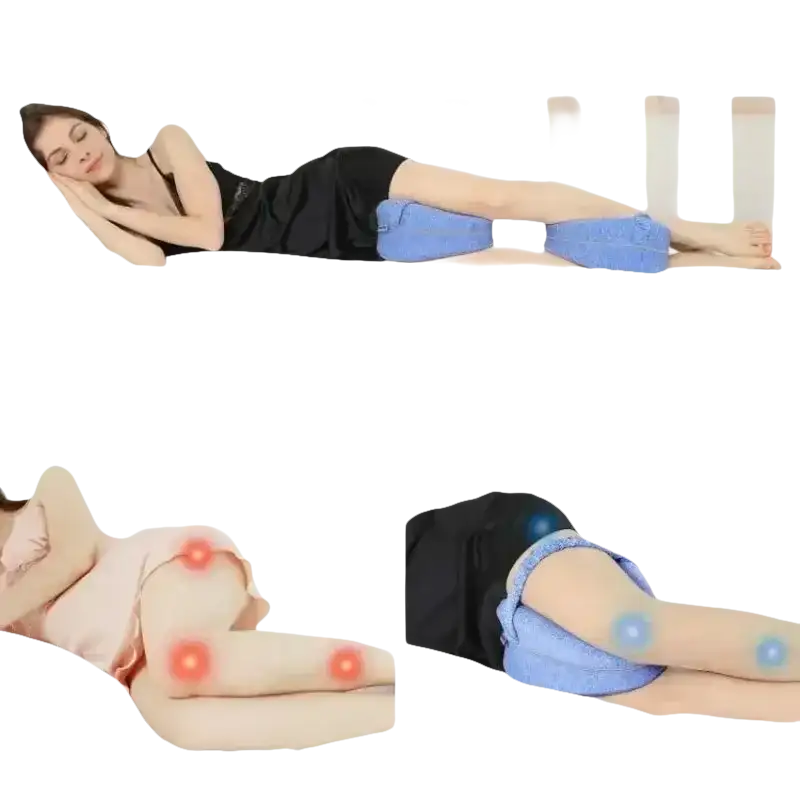 Blue Memory Cotton Leg Pillow Bringing Sciatic Smiles