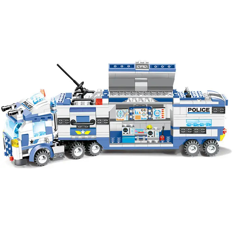 762Pcs Police Robot Car City Blocks Set - City police