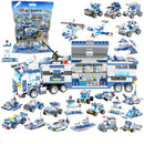 762Pcs Police Robot Car City Blocks Set - City police