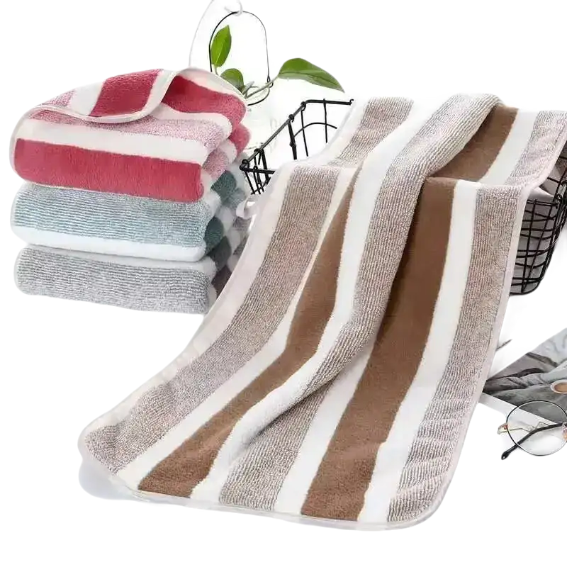 Lint Busters with Quickdry Striped Towel Set