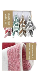 Soft hand towels from Lint Busters quickdry striped towel set perfect for drying fast