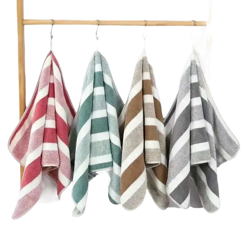 Lint Busters with Quickdry Striped Towel Set