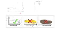 Footwear sizing guide for Liyke Summer Square Toe Heel Platform Slippers