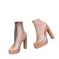 Liyke Summer Square Toe Heel Platform Slippers are cute platform heeled mules for summer fun