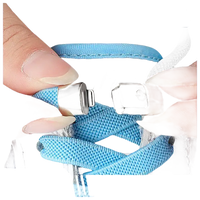 No-tie shoelace clasps.