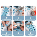 Shoelace installation guide.