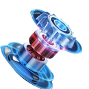 Vacuum cleaner motor components.