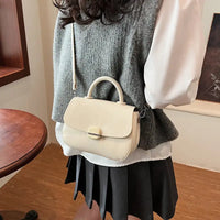 Layered Cross Fashion Bag - OFF White / 20X8X14mm