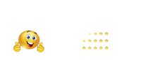 Feedback request with smiley face.
