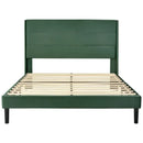 LuxeLin Slatted Bed - Green
