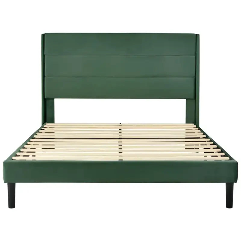 LuxeLin Slatted Bed