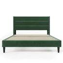 LuxeLin Slatted Bed - Green