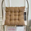 Linen Cushion Pearl Cotton Square Stool Backrest Pillow Home Office Computer Chair Protective Mat Seat Pad Buttocks