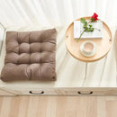 Linen Cushion Pearl Cotton Square Stool Backrest Pillow Home Office Computer Chair Protective Mat Seat Pad Buttocks